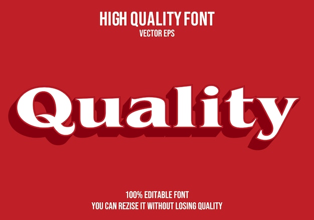 Quality editable text Effect