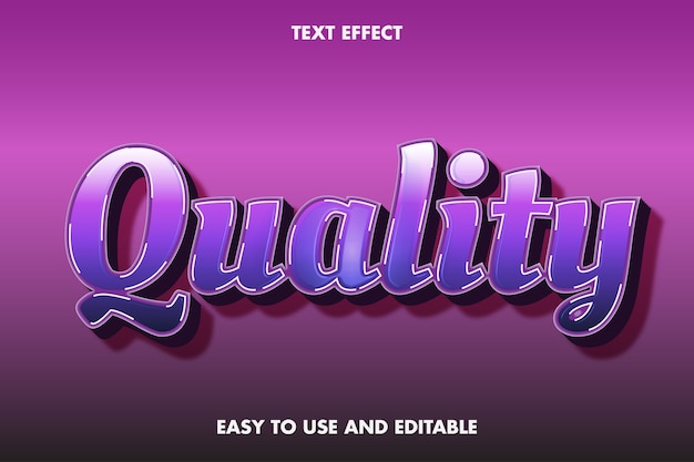 Quality Text Effect. Editable Font Style.