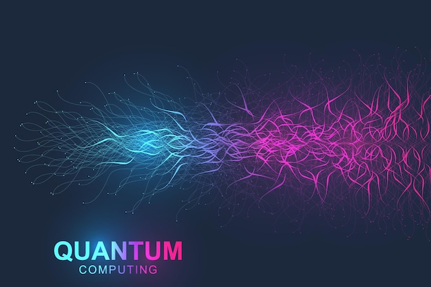 Vector quantum computer technology big data visualization