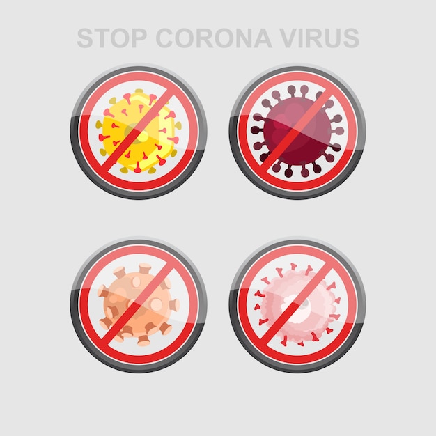 Quarantine Virus corona illustration