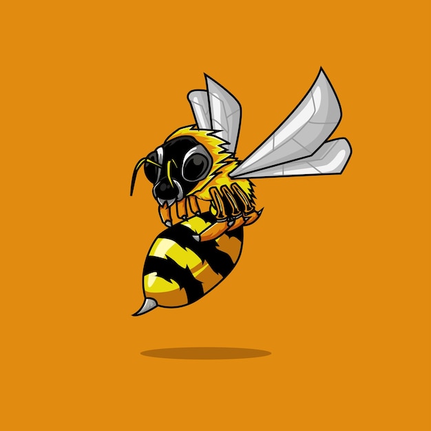 queen bee cartoon illustration