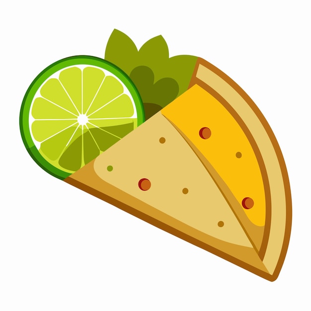 Vector quesadilla illustration vector