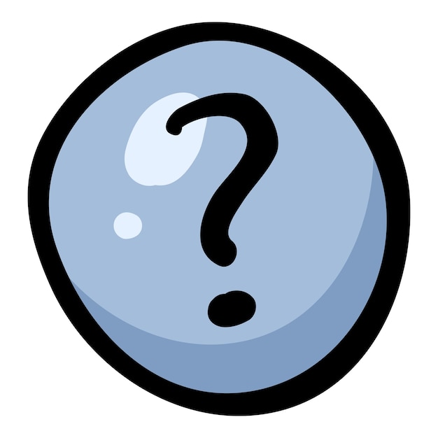 Question Mark Doodle Icon