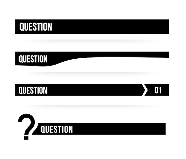 Question mark symbol vector illustration