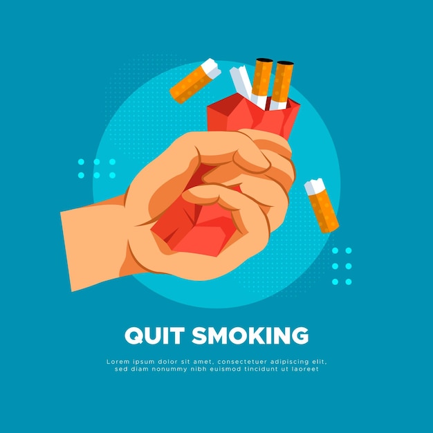 Quit smoking illustration