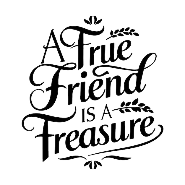 a quote from a true friend is a treasure chest