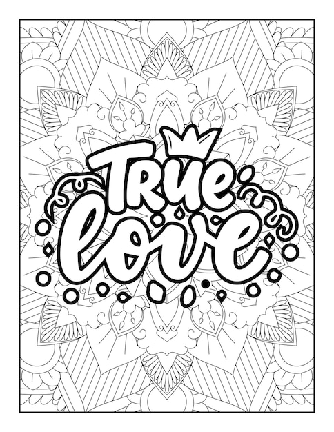 Quotes Coloring page, inspirational quotes,  typography quotes