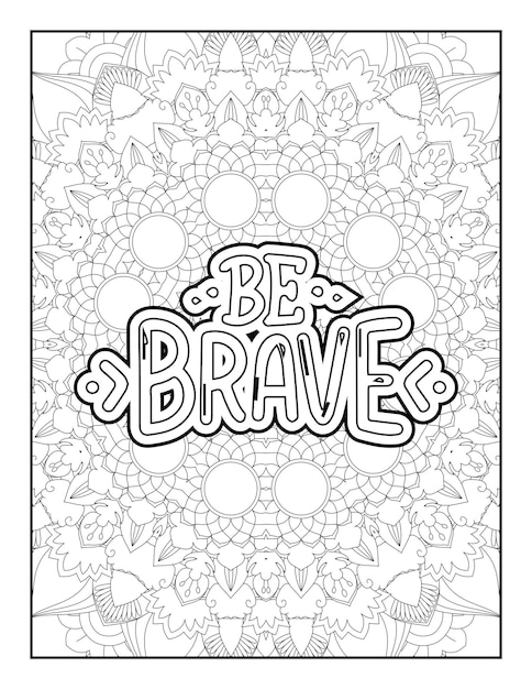 Quotes Coloring page, inspirational quotes,  typography quotes