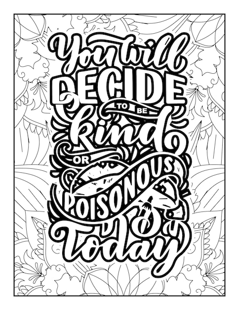 Quotes Coloring Pages Quotes Positive Quotes Coloring Inspirational Quotes typography quotes