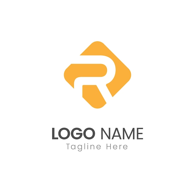 R Letter Company, Business, Travel, Luxury Logo Template