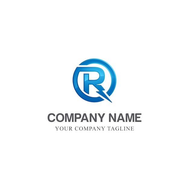 R Letter Logo Template