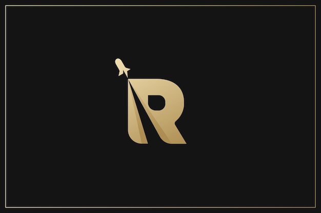 Vector r letter trademark brand logo