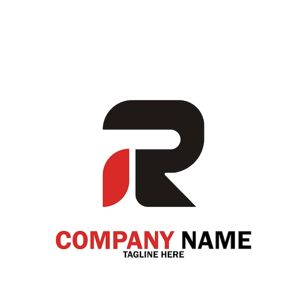 R logo business company icon vector illustration template design