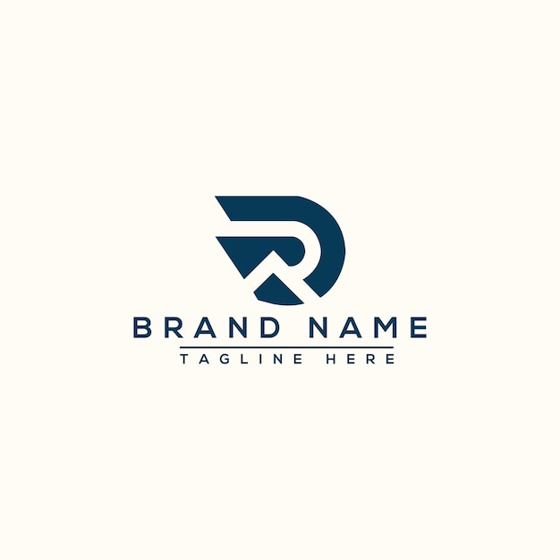 R Logo Design Template Vector Graphic Branding Element