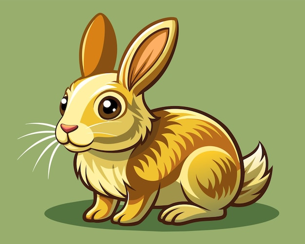 rabbit bunny coney cony hare lagomorph lapin animal pet vector illustration cartoon