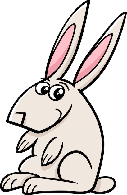 rabbit farm animal cartoon