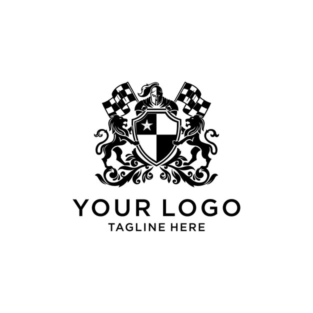 Rabbit logo premium vector design