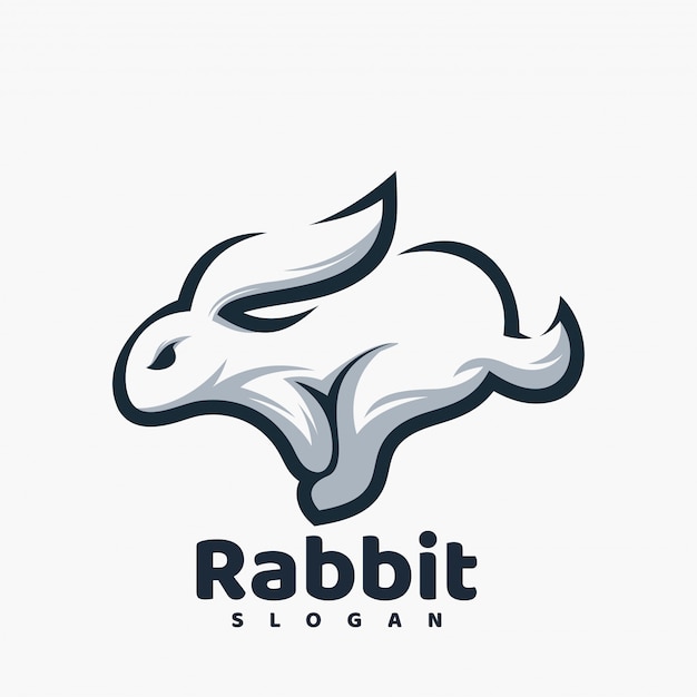 rabbit logo ready to use