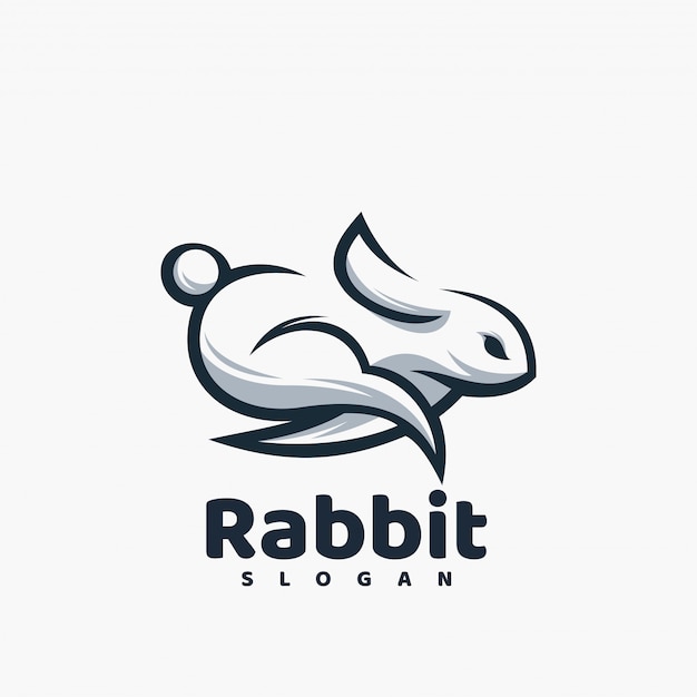 rabbit logo ready to use