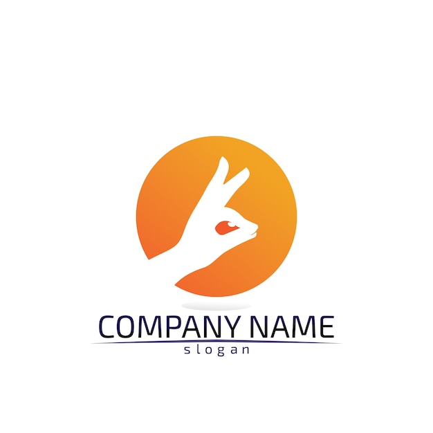 Rabbit Logo template 