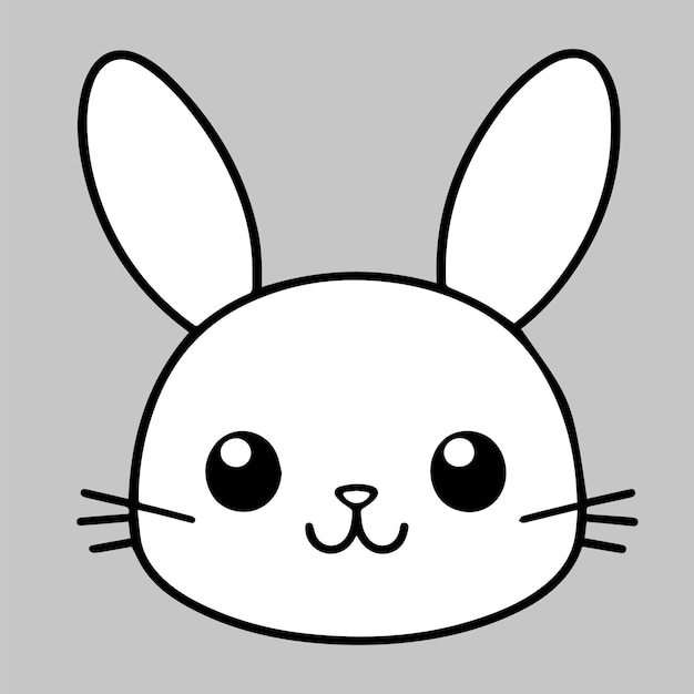 Rabbit vector art design