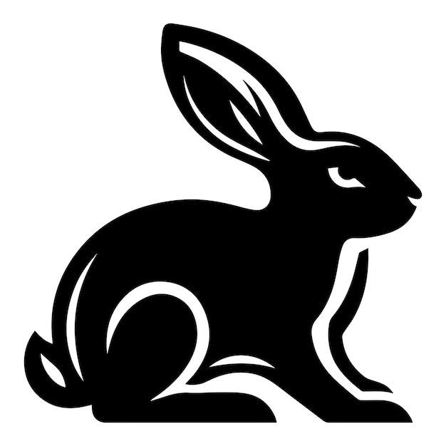 A Rabbit Vector Art Illustration EPS File