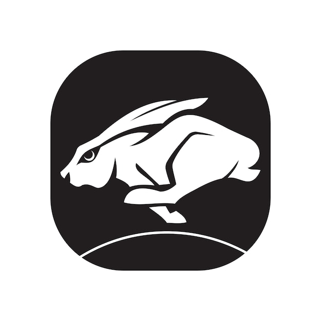 Rabbit vector icon illustration design