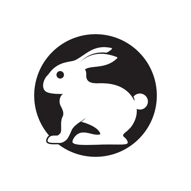 Rabbit vector icon illustration design