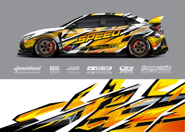 Race car livery illustration