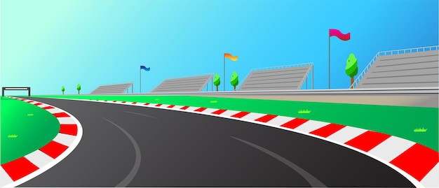 Race Track Vector