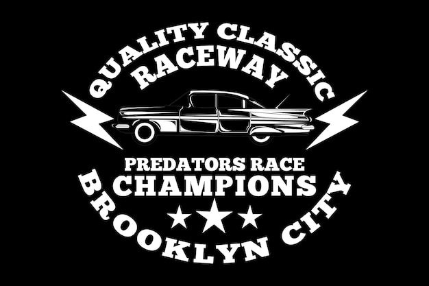 raceway brooklyn city champions vintage style