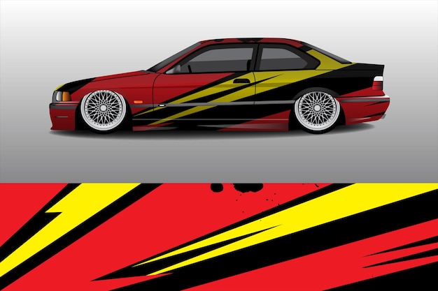 racing car livery sticker design