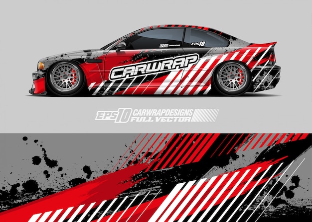 Racing car wrap designs