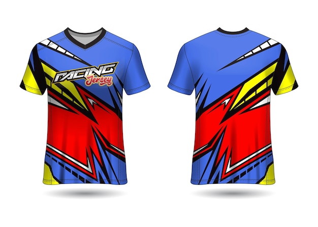 Racing Sport Jersey Template Design  