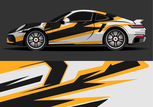 racing wrap car design