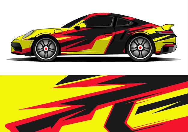 racing wrap car design