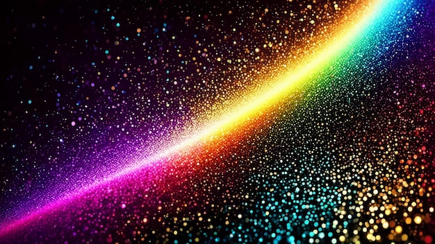 Vector radiant luminous sparkle background with colorful shine for banner and wallpaper vector background