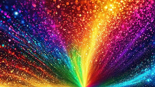 Vector radiant luminous sparkle background with colorful shine for banner and wallpaper vector background