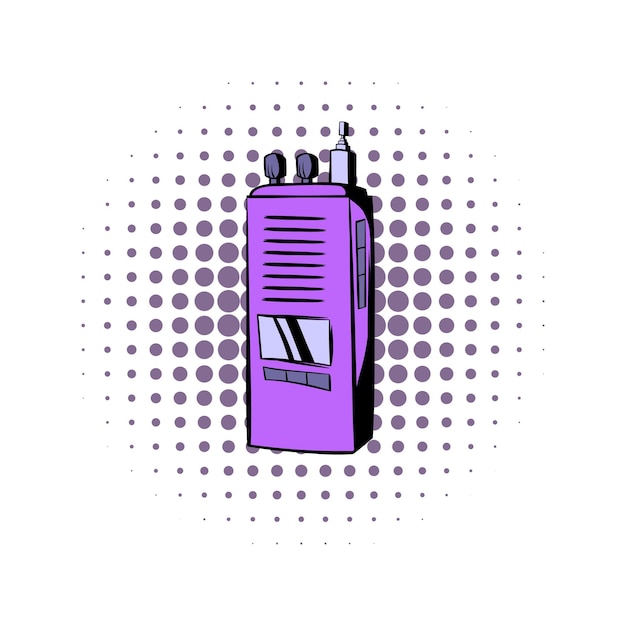 Radio comics icon on a white background