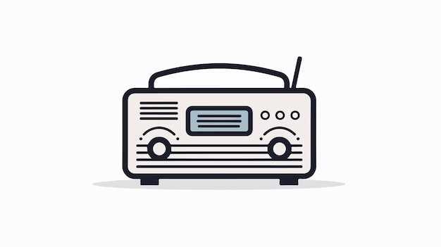 Radio Concept Line Icon