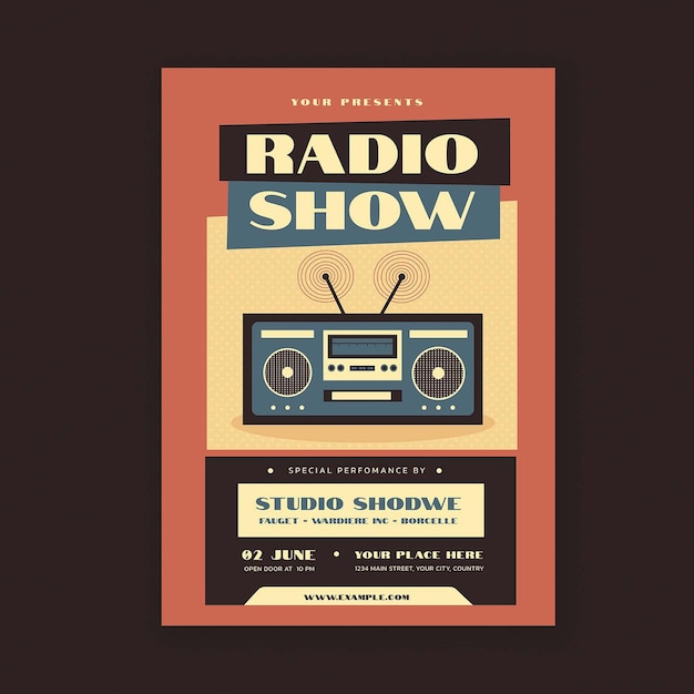 Radio Show Flyer