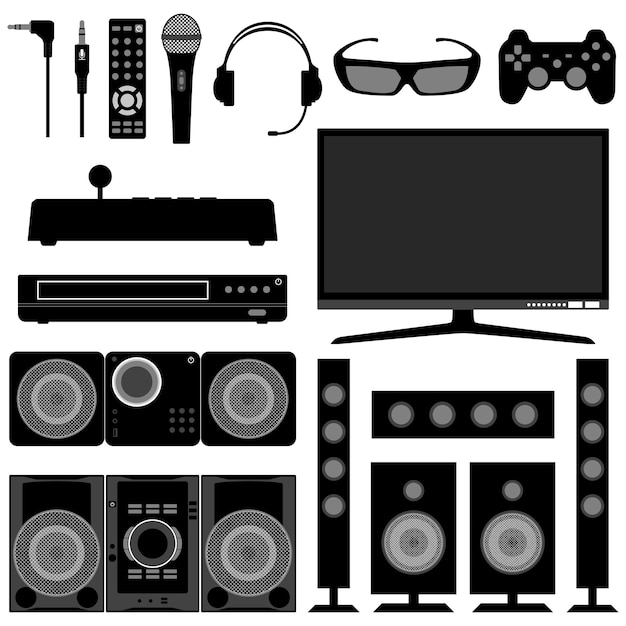 Radio Television System Electronic Appliances.