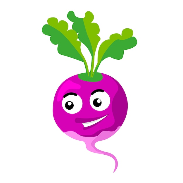 Radish, a funny root vegetable.