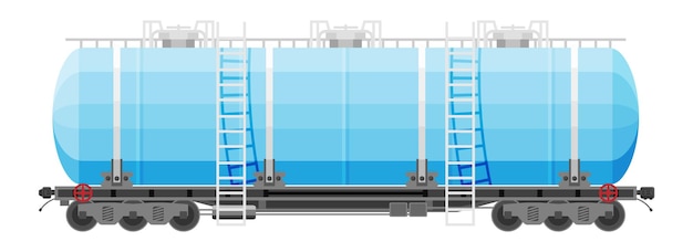 Rail oil gasoline tanker car Freight tank wagon