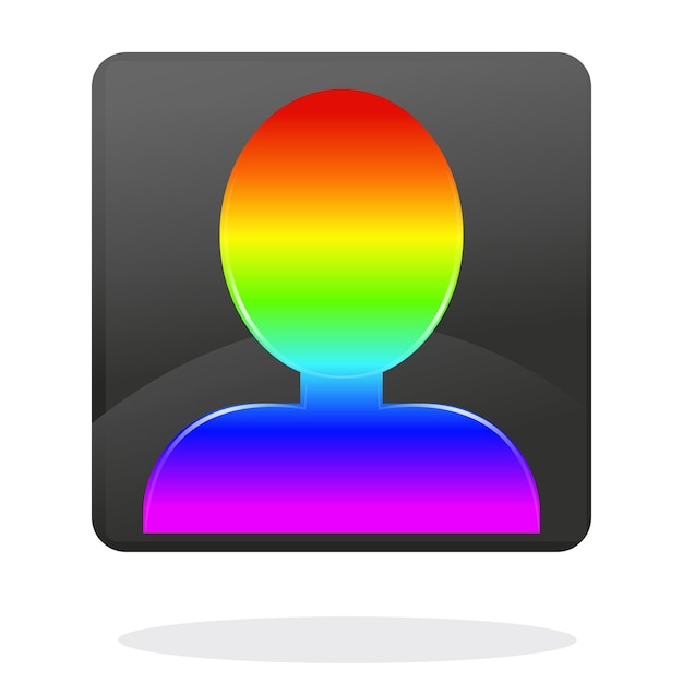 Rainbow Avatar vector