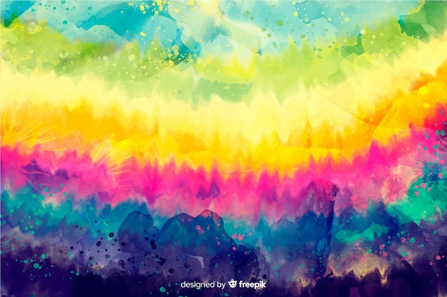 Rainbow background in tie-dye style