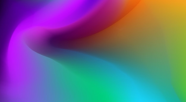 rainbow background with beautiful curves