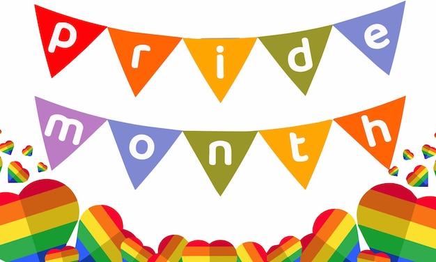 a rainbow banner with the word end on it