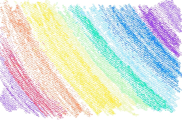 Rainbow chalk abstract vector background