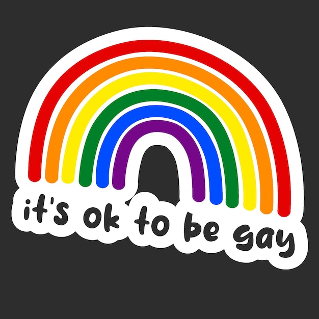 RAINBOW LGBT STICKER